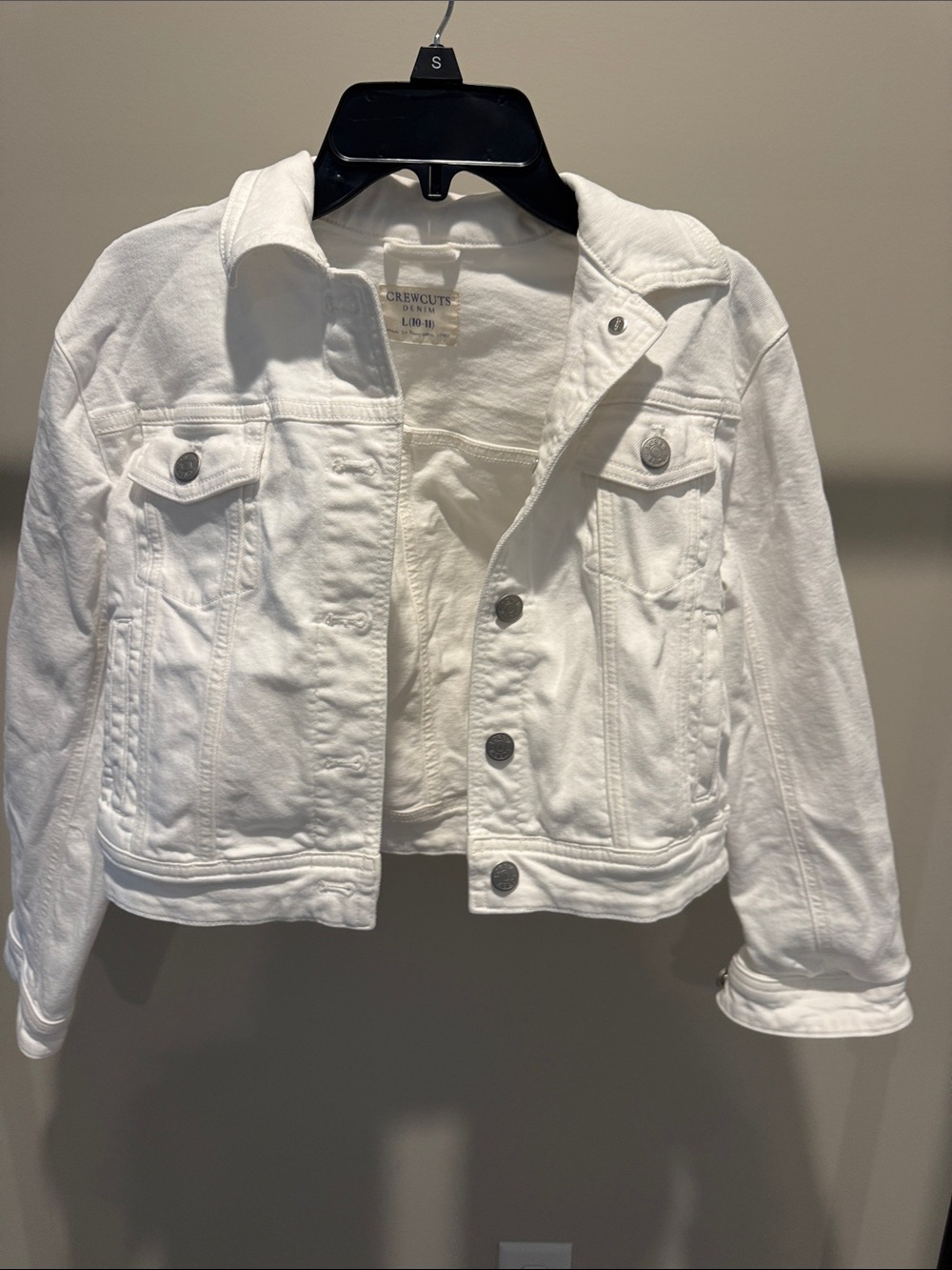 Crewcuts White Denim Jean Jacket for Kids